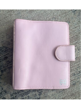 Print Pression A6 Rings Planner Baby Pink Silver Bow Oops Edition 6-Ring Binder